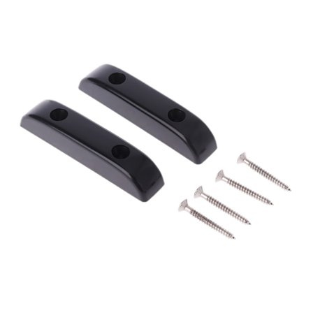 2 stk for Fender Black Tommelstøtte/Tug Bar/Finger Pull For Jazz Precision Bass Gui