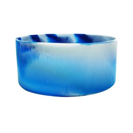 Cup Sleeve Kulutusta kestävä pullonsuojus Liukumista estävä Cover Sleeve Universal silikonikuppisuoja kotiin Blue White
