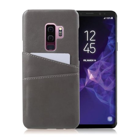 Samsung Galaxy S9 Plus Unikt skal med kortfack - Grå