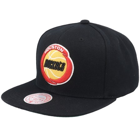 Mitchell & Ness - Houston Rockets Top Spot Black Snapback Snapback Black Cap - NBA @ Hatstore