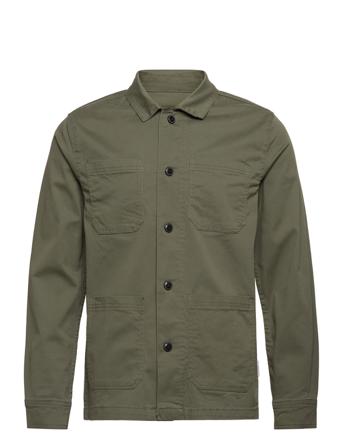 Superflex Overshirt L/S Overshirts Grön Lindbergh