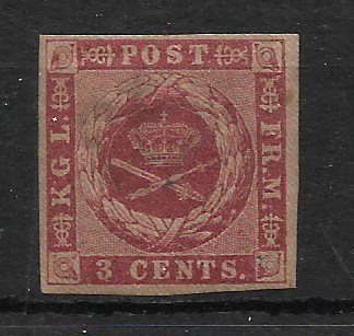 Dansk Vestindien 1856 - AFA 1C - Ubrugt