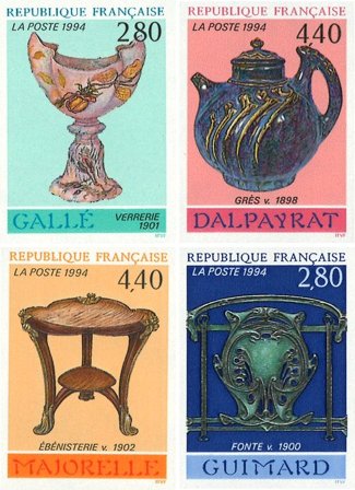 Frankrig 1994 - YT 2854-2857 - Utakket - Postfrisk