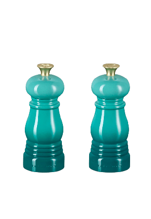Le Creuset Signature salt- och pepparkvarnset 11cm Bleu Riviera Köksredskap Blå ONESIZE