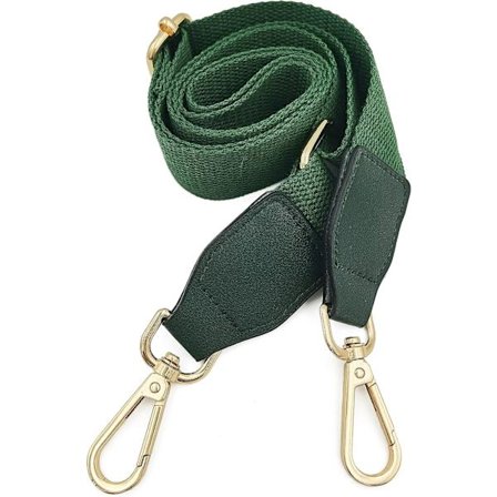 Justerbar erstatnings skulderstropp, 3,8 cm bred, for håndveske kjedestropper for damevesker DIY tilbehør (Grønn) [qb]