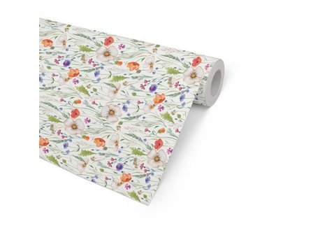 HEDLUNDS OF SWEDEN Presentpapper 57cmx154m Wildflowers - Lyreco - Emballage och lagerutrustning - Presentinslagning - Presentpapper och Julpapper