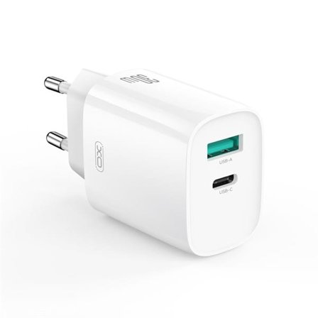 XO Vægoplader PD 30W med USB-C og USB