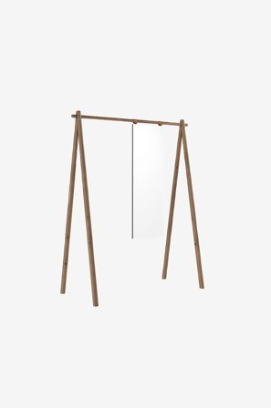 Karup Design - Vaatetanko + peili Hongi - Ruskea - Vaatteiden säilytys - - Homeroom