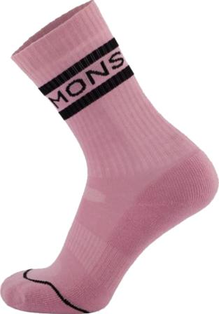 Mons Royale Signature Merino Crew Sock Unisex everyday socks Pink 39-41