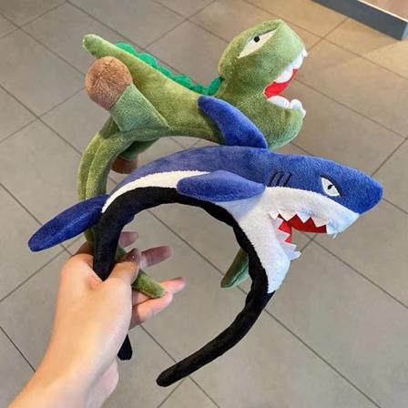 2 kpl dinosaur shark hiuspantaa naisten kasvojen pesuun