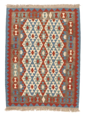 Perzisch Kelim Ghashghai Vloerkleed 125X171 Donkerrood/Groen ( Perzië/Iran)