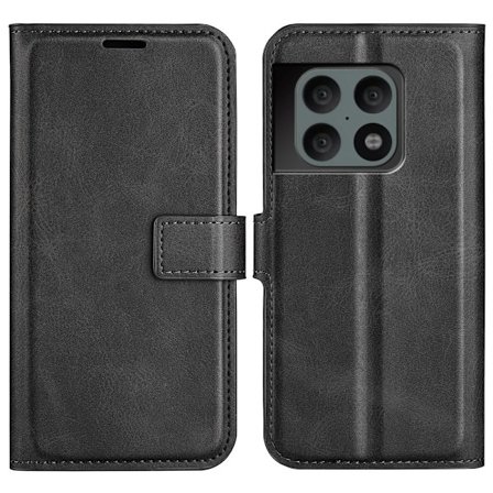 Lompakko Nahkakotelo For OnePlus 10 Pro - Musta