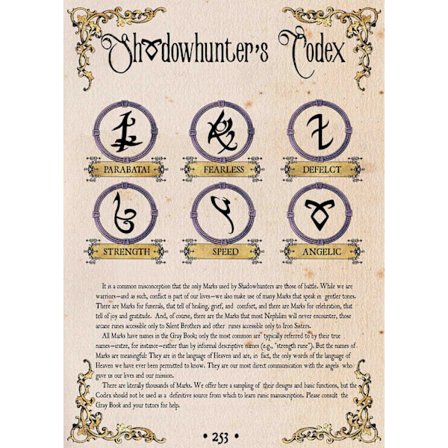 A3 Print - Shadowhunters Codex