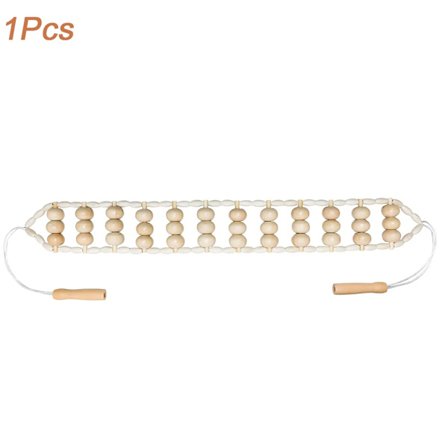 Massage Guasha-pind af træ, trærulle-massager, træterapiværktøj, maderoterapisæt til lindring af fascie- og muskelsmerter, kropsformning