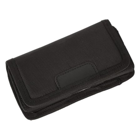 Telefonbältesfodral i nylon med bältesklämma svart för iPhone 14 Pro 14 13 Mini Samsung Galaxy S23