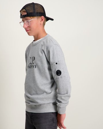 C.P. Company SWEATSHIRT Grå Tröjor Kille - Kids Brand Store
