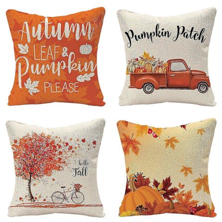 Syksyiset tyynyliinat syksyn koristeet -Yx