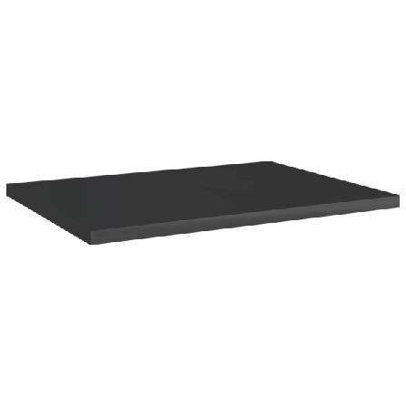 Vidaxl Hyllplan 8 St Svart Högglans 40x30x1,5 Cm Konstruerat Trä Svart