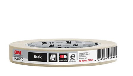 3M Maskeringstape Basic 18mmx50m