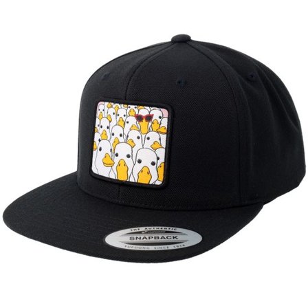 BOOM - Svart snapback Keps - Silliest Goose Patch Black Snapback @ Hatstore