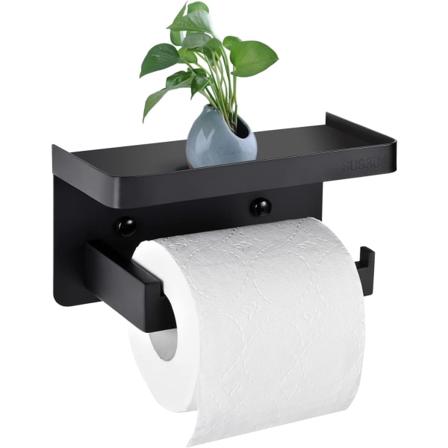 Selvklæbende toiletpapirholder, vægmonteret toiletpapirholder