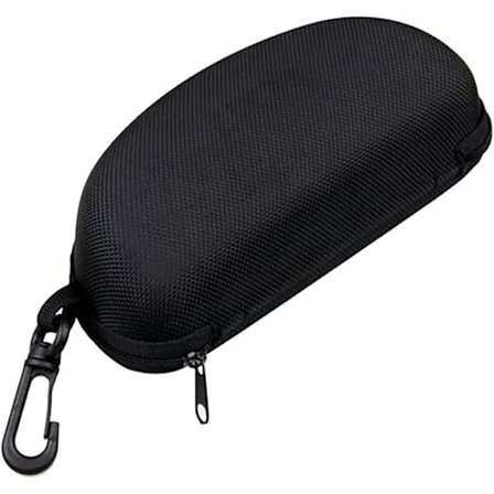 Solbriller Etui Hårdt Brilleetui Briller Beskyttelsesholder med Bælteklemme Briller Hård, Farverig, L