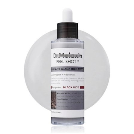 Black Rice Ampoule Blødgørende Eksfolierende Ansigts- og Kropsscrub Fjerner Døde Hudceller