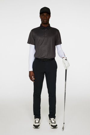 J.Lindeberg - Marvin Stripe Polo - Golf - Black - Men - S