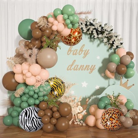 Baby Shower Ballonger Ballong Girlander Rose Gull Kompleksjon