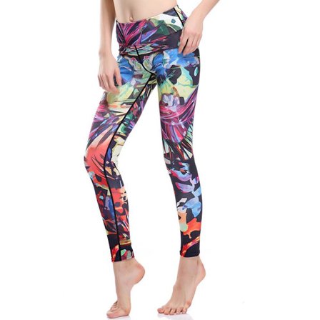 Mönstrade Yoga Leggings