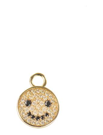 Emilia Marie Charm White Halsband Hängsmycke Guld Bon Dep