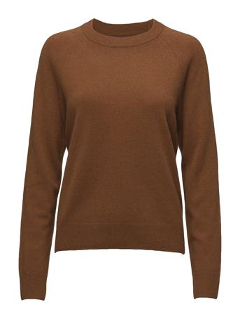 Boston O-Neck 6304 Pullover Striktrøje Brun Samsøe Samsøe