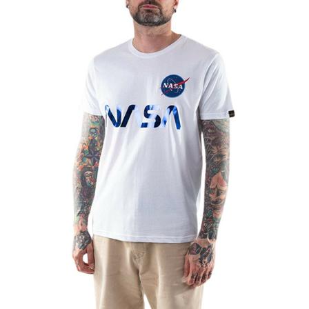 Alpha Industries, Koszulka 178501 Biały, Mężczyzna, Rozmiar: M