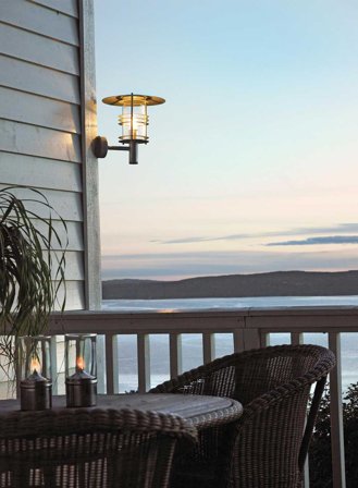 Stockholm 286 utelampe - galvanisert/klar