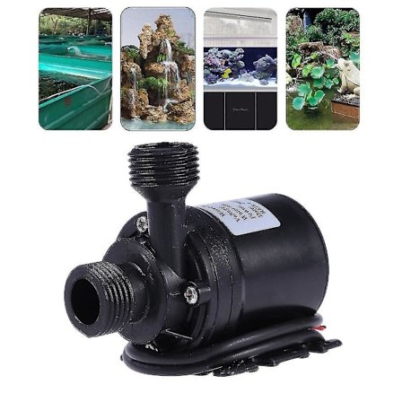 DC 12v Booster uppopumppu 800l/h 5m suihkulähteelle altaalle aurinkoenergian kiertovesijärjestelmä