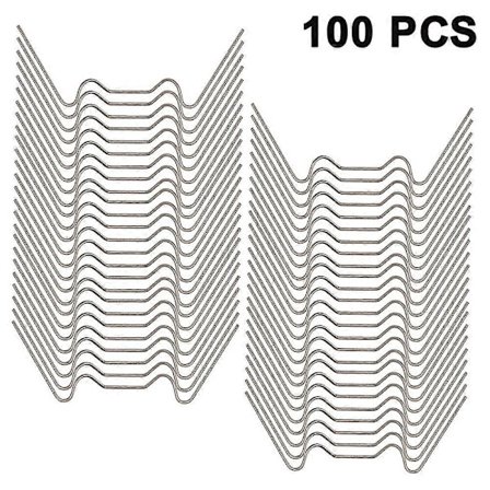 Rustfrie glassklips, W-type drivhusklips, kompatibel med drivhus og hus hulromspaneler (FMY)