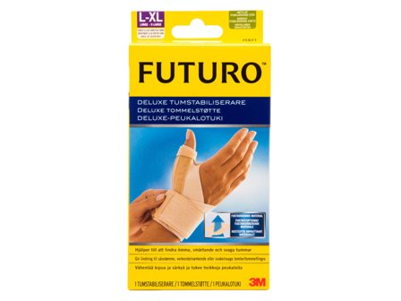 Futuro Deluxe tommelstøtte, Large/X-Large, beige, 1 stk.