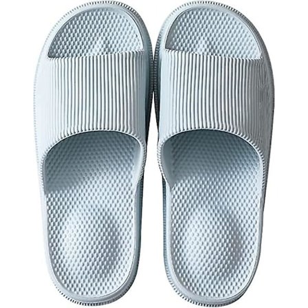 Sisätossut miehille ja naisille, hieronta-tossut, avoimet varpaat, suihkutossut, liukumattomat kylpytossut paksuilla pohjilla