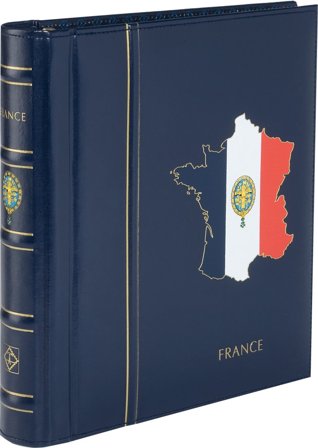 Leuchtturm Frankrig - PERFECT album med landenavn og kassette - Blåt i Classic design