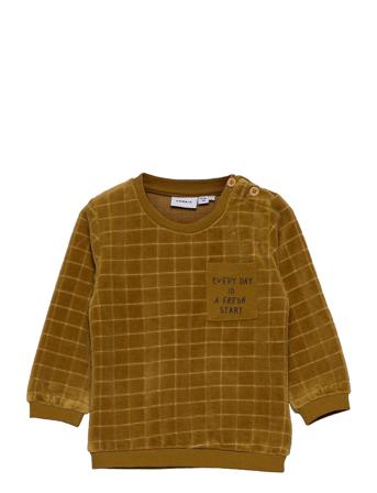Nbmlennon Vel O Neck Yellow Name It