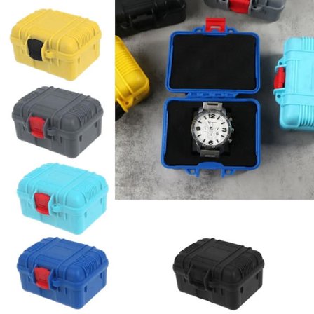1 Slot Durable Watch Case Portable Plastic Watch Storage Box Waterproof Watch Organizer Storage Watch Case ABS Material