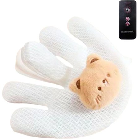 Komfortpute for sovende barn | Elektrisk beroligende anti-skrekk bjørne håndpute