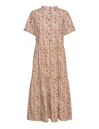 Fie Dress Knälång Klänning Multi/mönstrad Lollys Laundry