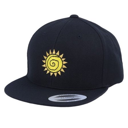 Kiddo Cap - Svart snapback Keps - Kids Sun Black Snapback @ Hatstore
