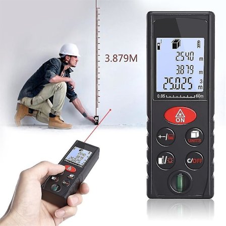 40m Digital Laser Avstandsmåler