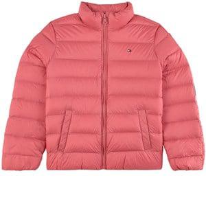 Kids - Tommy Hilfiger Deep Watermelon Logo Down Jacket 4 Years - Coats and jackets - 4 years - Red