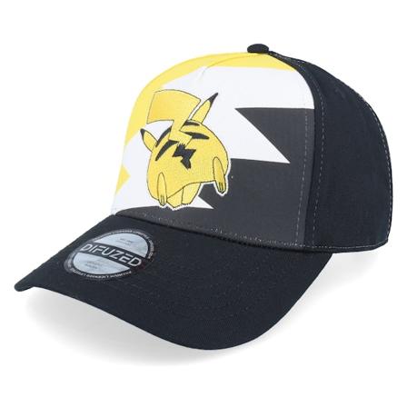 Difuzed - Noir adjustable Casquette - Pokémon Pikachu Black/Yellow Adjustable @ Hatstore