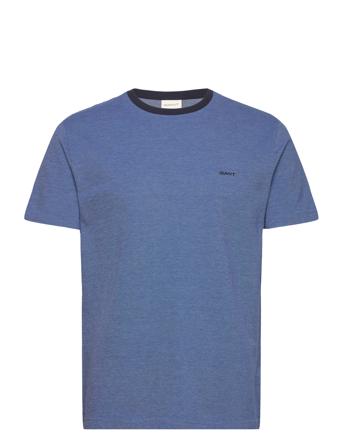 4-Col Oxford Regular Ss T-Shirt GANT Blue