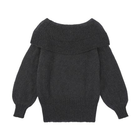 Ganni, Round-neck Knitwear Grijs, Dames, Maat:L