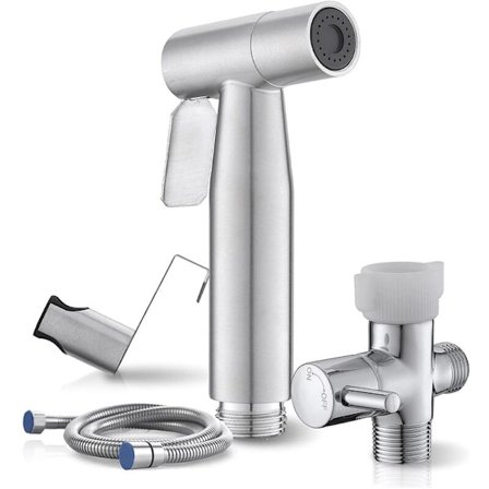 Bidet Sprayer til toilet, håndholdt sprayer kit med justerbar stråle til håndholdt bidet stofble sprayer